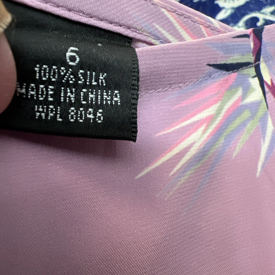 复古 INC International Concepts 100% 真丝裙 6 码粉色 Coquette Y2K — 第 3/4 张图片