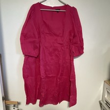 Mod X Woman’s Dress Pink Zip Up Size 1X NEW