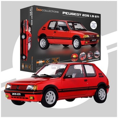 IXO 10121 - 1:8 Peugeot 205 1.9 GTI Red - New | eBay