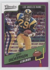 2021 Classics Legends Timeless Tributes Purple 44/50 Eric Dickerson #137 HOF 9o3