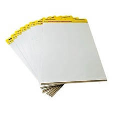 8 Pads Post-it Easel Pads Super Sticky 25" x 30" Easel Pads White 30 Sheets/Pad