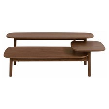 Table Basse en Bois "Eichberg" 120cm Noyer