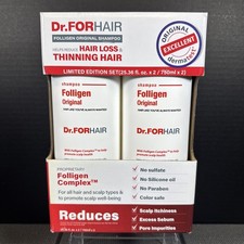 Dr. ForHair Folligen Plus Shampoo Scalp Health 2 Lg Bottles 25.36 Oz Each