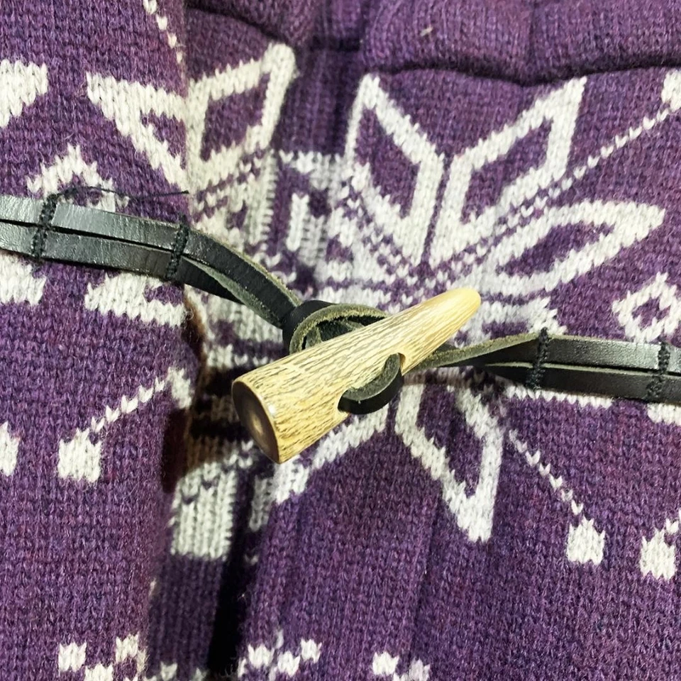 Abrigo de Lona Tejido Hystérico Glamour Patrón de Nieve S Prendas Exteriores Usadas De Colección Foto 4 de 4