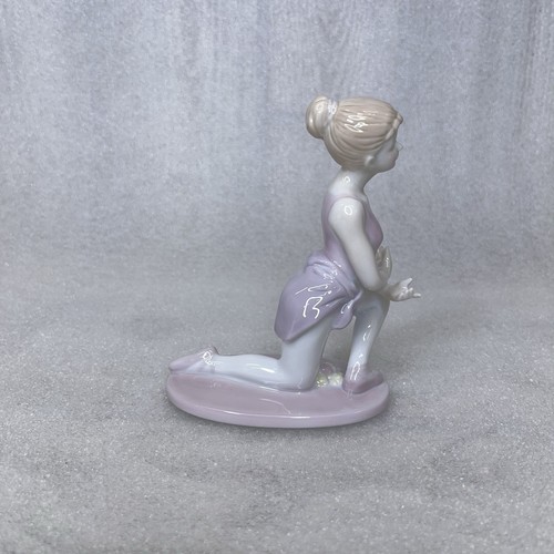 Russ Spring Recital Porcelain Practice Figurine, 5" Hand Painted Ballerina NEW - Picture 2 of 10