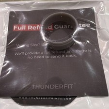 ThunderFit Silicone Gray Wedding Anniversary Band Ring No Stone