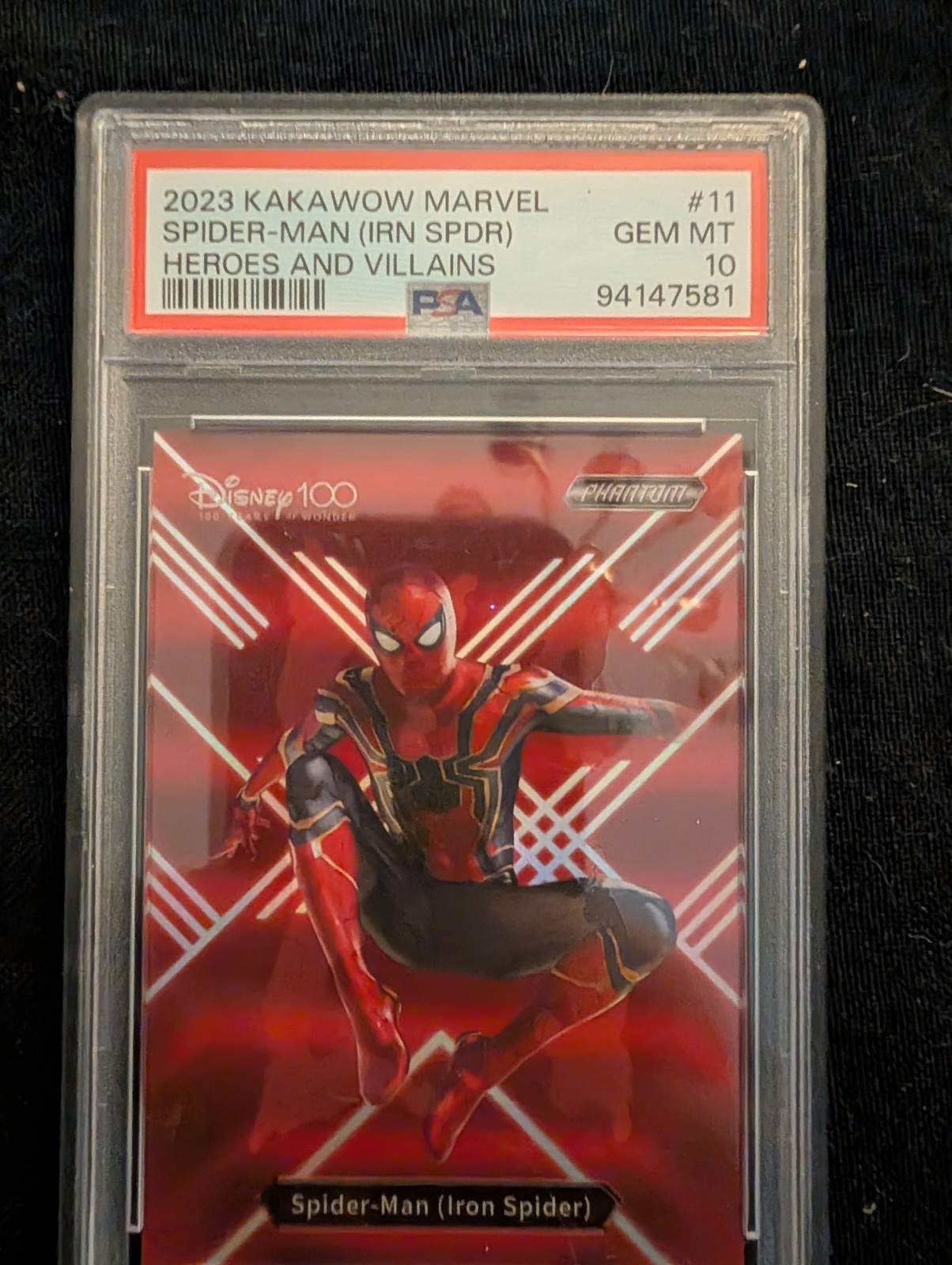 Kakawow 2023 Cosmos Spider Man Iron Spider #327 PSA 10 Gem Mint