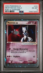 Mewtwo ex 101/109 EX Ruby & Sapphire Holo Ultra Rare