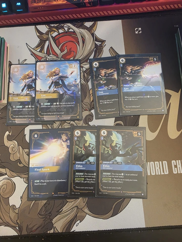 Lux Riftbound TCG Deck | Tournament Ready | Champion Deck NM 🔵🟡 with extras - Image 2 of 4