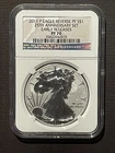 2011-P $1 SILVER AMERICAN EAGLE REVERSE PROOF 25th ANNIVERSARY NGC PF70 : 07302