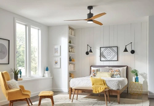 52" Hinkley Hover Brushed Nickel Wet-Rated LED Smart Ceiling Fan - Picture 4 of 10