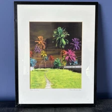 Palm Funday Print by Robin Renee Hix Matted Framed Art Artwork Wall Hanging