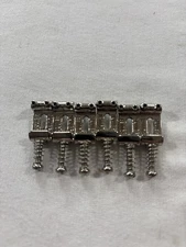 2023 Squier CV 70s Telecaster Chrome Vintage-Style Bent Bridge Saddles w/ HW