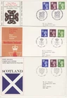 GB Stamps First Day Cover Regional Definitive W, S, NI 12p, 13.5p & 15p SHS 1980