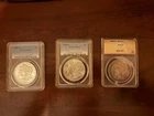 Morgan Silver Dollar Lot Of 3! 1882-s Ms 63, 1884-0 Ms64 And 1896-p Ms63