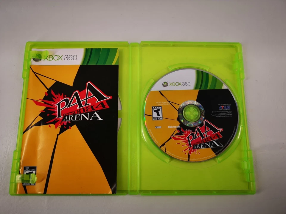 Persona 4: Arena (Microsoft Xbox 360, 2012) CIB Complete Tested Excellent Game  - Image 3 of 4
