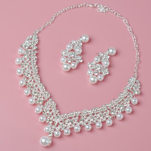 Peacock Jewellery Set Crystal - Feather Jewellery | Feather Planet