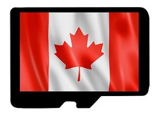 KANADA microSD Topo Karte für Garmin Edge Dakota Montana Etrex Nüvi Astro Oregon