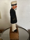 Vintage Wooden Carved Fishing Captain Bank  — photo 4