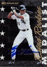 Mike Cameron autographed baseball card 1997 Donruss Rated Rookies Medalist #6
