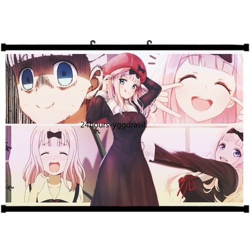 Anime Poster Kaguya Sama Love Is War Fujiwara Chika Wall Scroll Poster 60 40cm Ebay