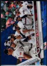 tlanta Braves 2017 Topps Chrome Sapphire Edition #572 /250 Braves 