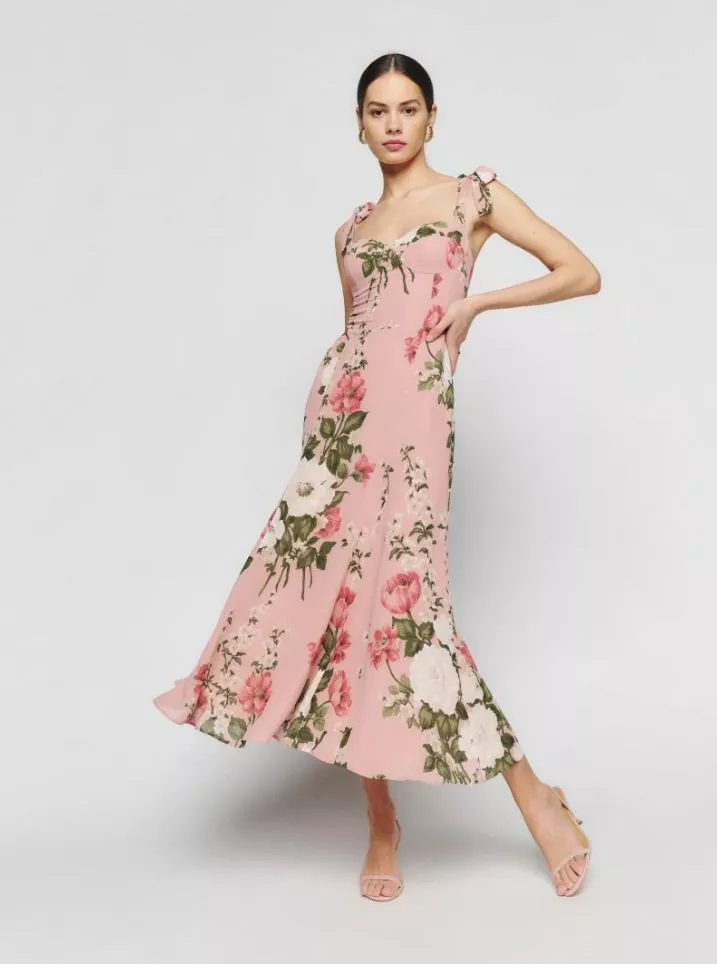 Reformation deals pink dress