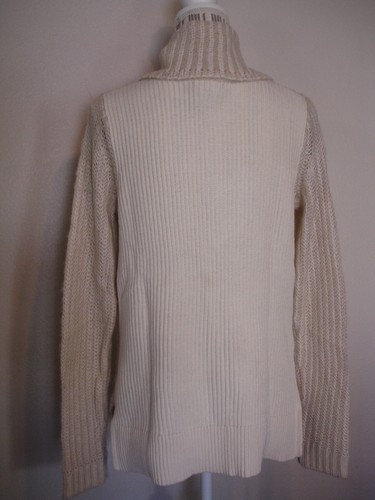 NEW-Women's DNKY Jeans Soft Tissue Color Almond Pullover SIZE:"S" Retail $ 69.50 - Picture 4 of 11
