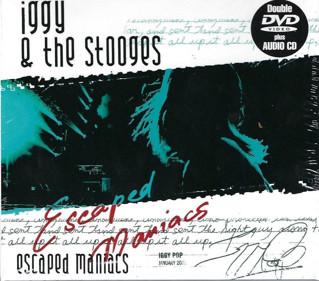 Iggy & The Stooges – Escaped Maniacs new  2-dvd + cd in seal