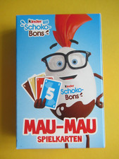 Selten     MAU-MAU SPIELKARTEN - KINDER SCHOKO-BONS- NEU - OVP   ASS Spielkarten