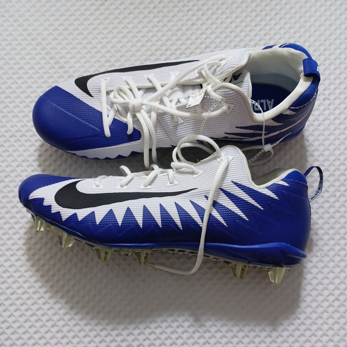 Brand New Nike Mens Alpha Cleats. Blue/White/Black Size 16  display picture 2