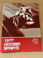 1977 Hoosier Sprints Official Program - Indiana State Fair Grounds