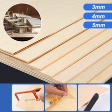 Thin Wood board Craft Model Plate Sheet 3mm 4mm 5mm Thick Building DIY