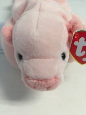 Ty Beanie Babies SQUEALER the PIG ORIGINAL 9 NWT RT tag errors rare RT