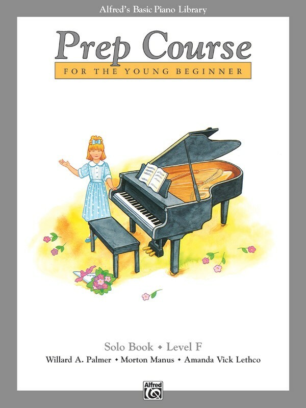 Alfred's Basic Piano Prep Course Solo Book F (00-6296)