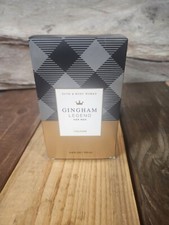 Bath  Body Works Gingham Legend Men's Collection Cologne NIB 3.4 oz