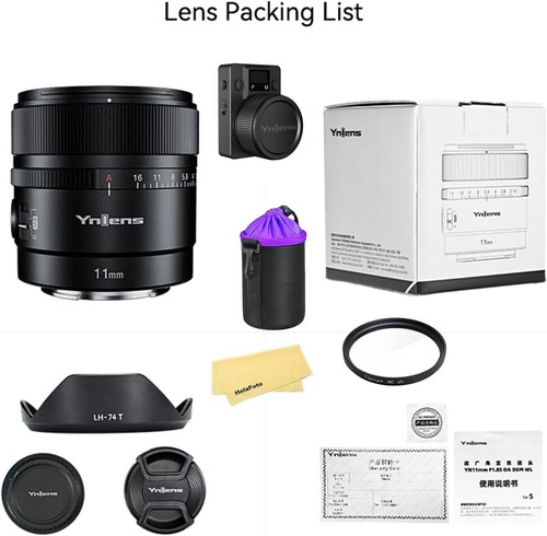 YONGNUO YN11mm F1.8S DA DSM WL APS-C Objetivo gran angular enfoque automático para Sony E - Imagen 11 de 11