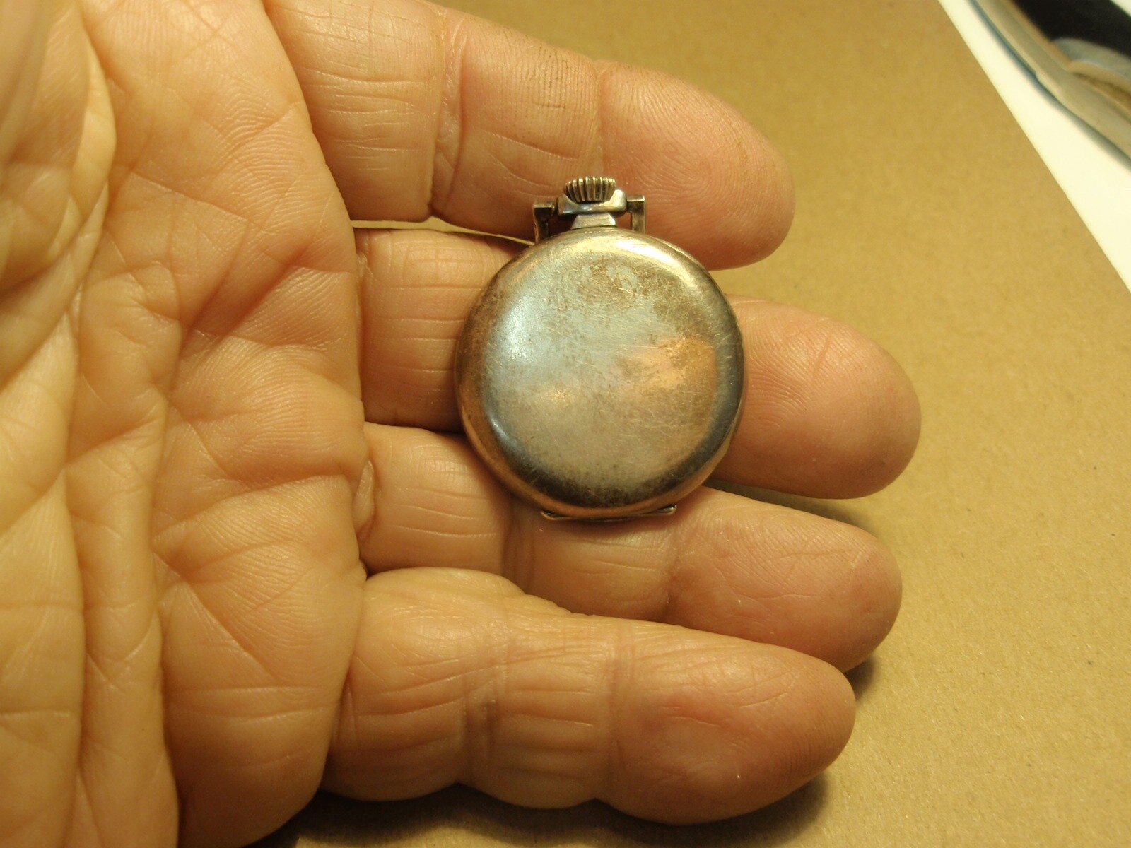 Croton 30mm Sterling Solid Silver Silver .925 Poc… - image 8