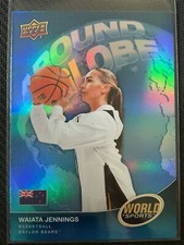 Waiata Jennings 2025 Upper Deck World of Sports Around The Globe Blue RC #ATG-WJ