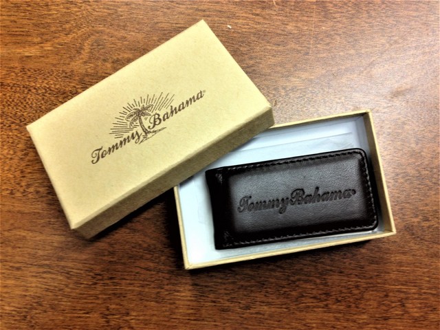 tommy bahama money clip wallet