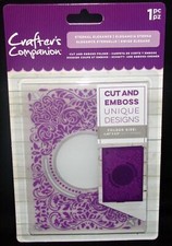 Cut  Emboss Folder Eternal Elegance Size 4.25 x 5.5 New by Crafters Companion
