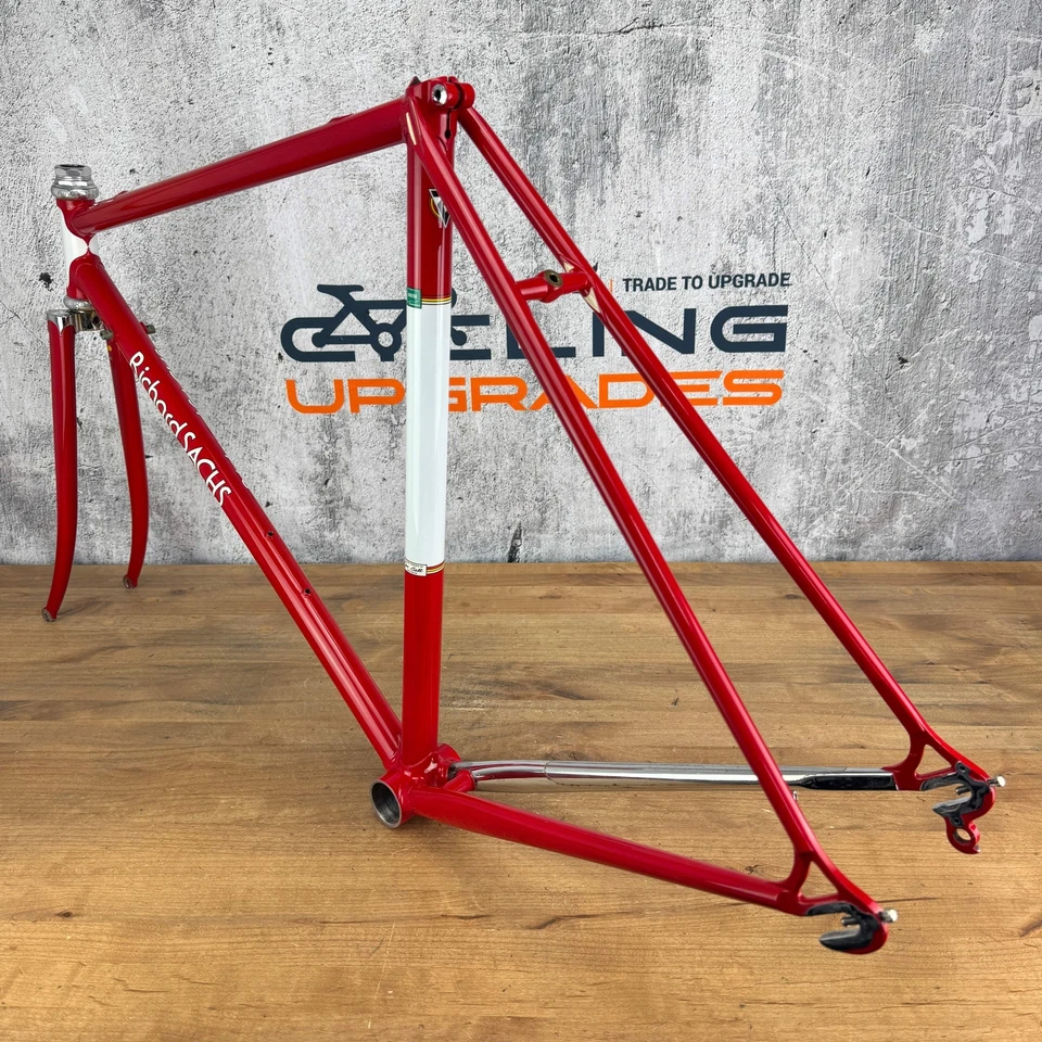 Richard Sachs 51 x 54 Rim Brake Steel Frameset 700c Chris King Joe Bell Repaint - Image 4 of 4