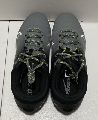 Nike Hyperdiamond 4 Elite CZ5917-001 Women's Black Gray Softball Cleats Size 9