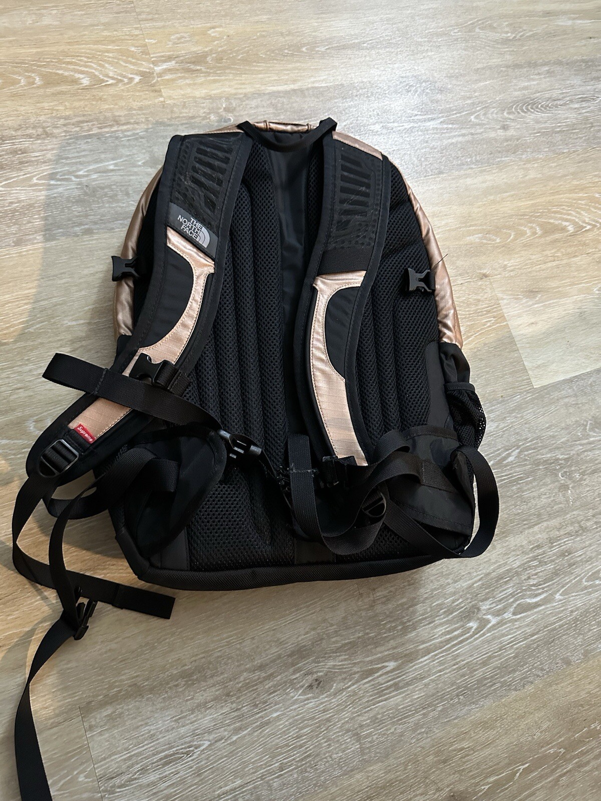 Supreme x North Face SS18 Metallic Rose Gold Backpack Borealis WORN TWICE CLEAN image 3