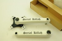 Brave Machine Serial Killah Hardcore 4130 Cr-mo Dh-mtb Crank Set 175mm White Brave Machine Serial Killah Hardcore 4130 Cr-mo Dh-mtb Crank Set 175mm White