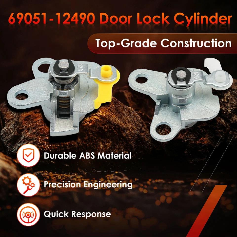 Interruptor de cilindro de bloqueo de puerta con llaves para Chevy Prizm Toyota Corolla 1998-02 1,8 L L L4 Foto 4 de 4