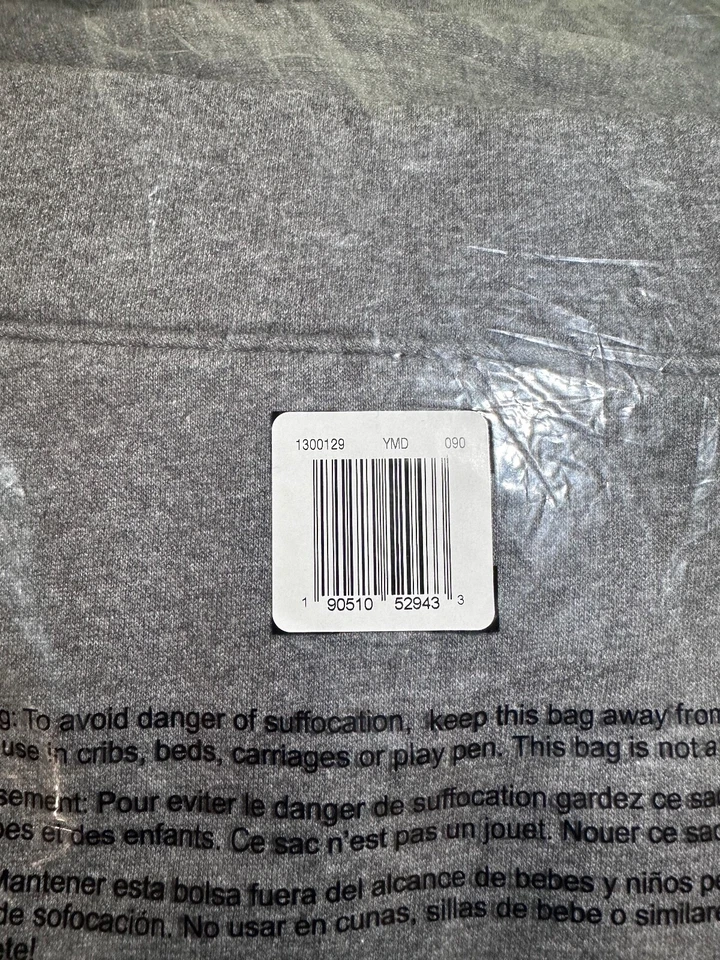 Sudadera con Capucha Under Armour Hustle Fleece Team Juvenil 1300129 Gris Carbono Talla M Foto 4 de 4