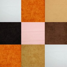 Tessuto Per Bambole Suedette - Ordito Fitto Leggero Stretch Nero/Bianco/Beige