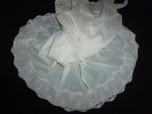 jolie combinaison & fond de robe vintage jolie dentelle taille 58/60