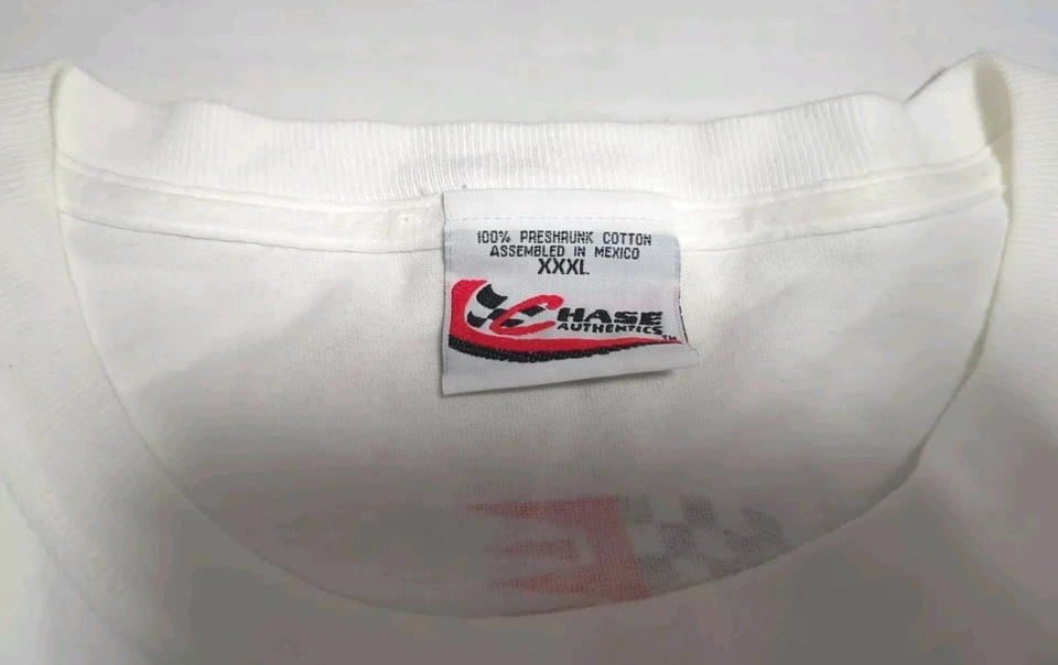 Camisa Chase Authentics Kasey Kahne Talla 3XL VINTAGE 2003 Blanca Y2K Foto 3 de 4